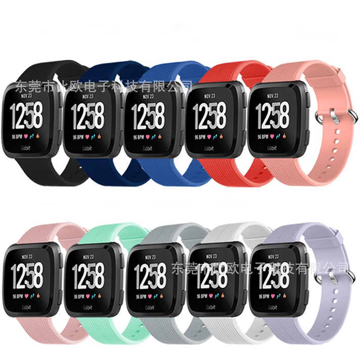 Dây Cao Su Thể Thao Fitbit Versa Khóa Tròn