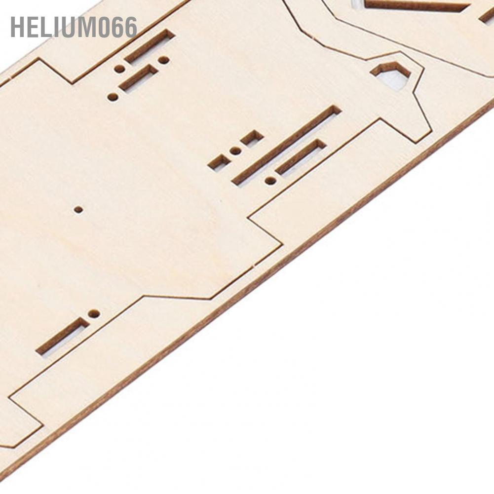 Helium066 Wooden Model Cars Kits 4 Wheel Drive Racing Car Building Puzzles DIY Scientific Experiment Educational Toys