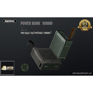Pin sạc dự phòng quân đội 10000mah remax rpp-79 chính hãng