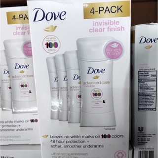 Combo lăn khử mùi dove advanced care 48h