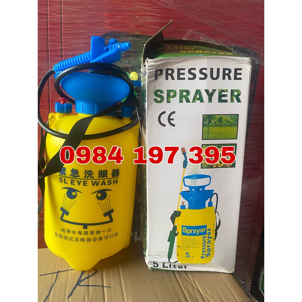 Bình rửa mắt khẩn cấp loại di động 8 lít