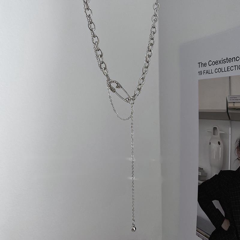 Vòng cổ Đính Đá Phong Cách Hip Hop Đơn Giản Thời Trang