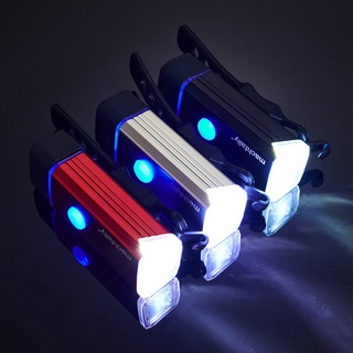 Đèn pha xe đạp siêu sáng machfally có cổng sạc USB.