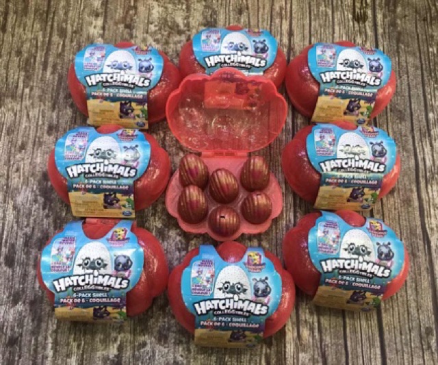 Set trứng hatchimals sò 6 quả