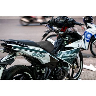 [D4B-Tem chuẩn xịn] Tem trùm xe Exciter 150 POLICE DUBAI