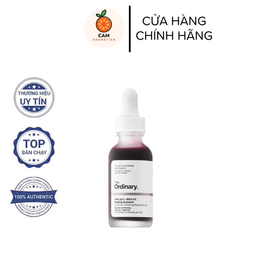 Tinh chất tẩy da chết The Ordinary AHA 30% BHA 2% Exfoliating Peeling Solution | BigBuy360 - bigbuy360.vn