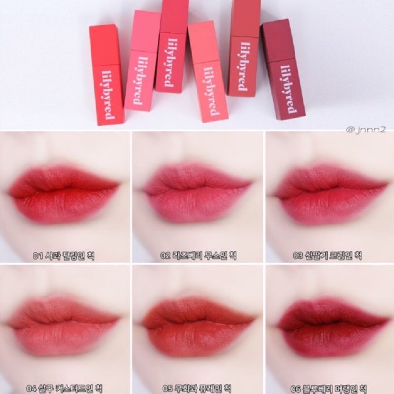 [Chính hãng] XẢ KHO Son kem Lilybyred Romantic Liar Mousse Tint