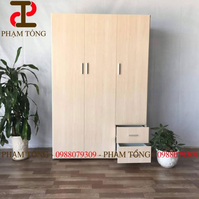 Tủ quần áo 3 cánh vân gỗ  Miễn phí giao hàng