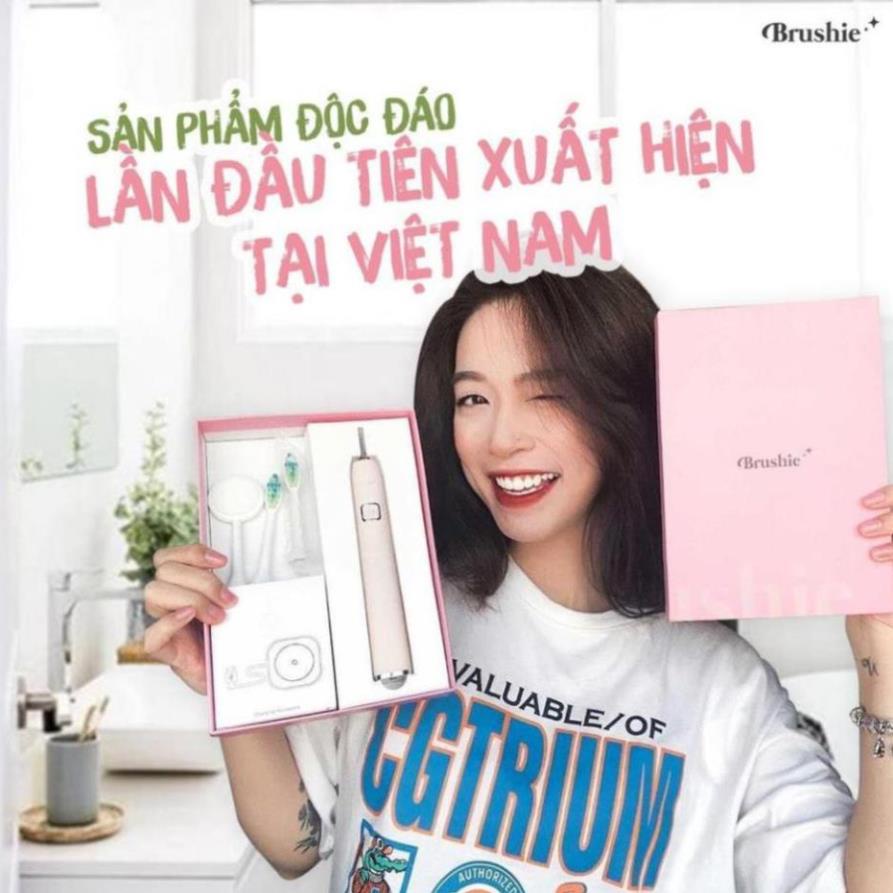 COMBO 3 Đầu bàn chải đánh răng điện 3 trong 1 Brushie - Đánh răng, rửa mặt, chăm sóc nướu