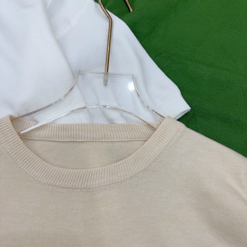 Áo len cộc tay nhiều màu