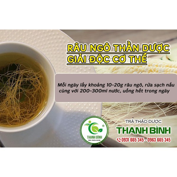 Râu Ngô 500g - Thu Hái Và Sấy Khô Tự Nhiên