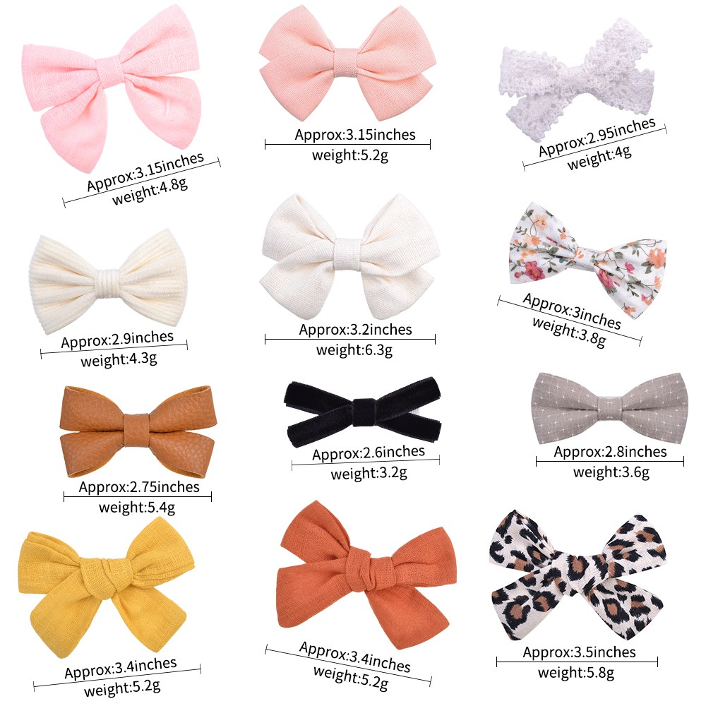 Kẹp tóc KIDSBOWS trang trí nơ đơn giản xinh xắn dành cho bé gái
