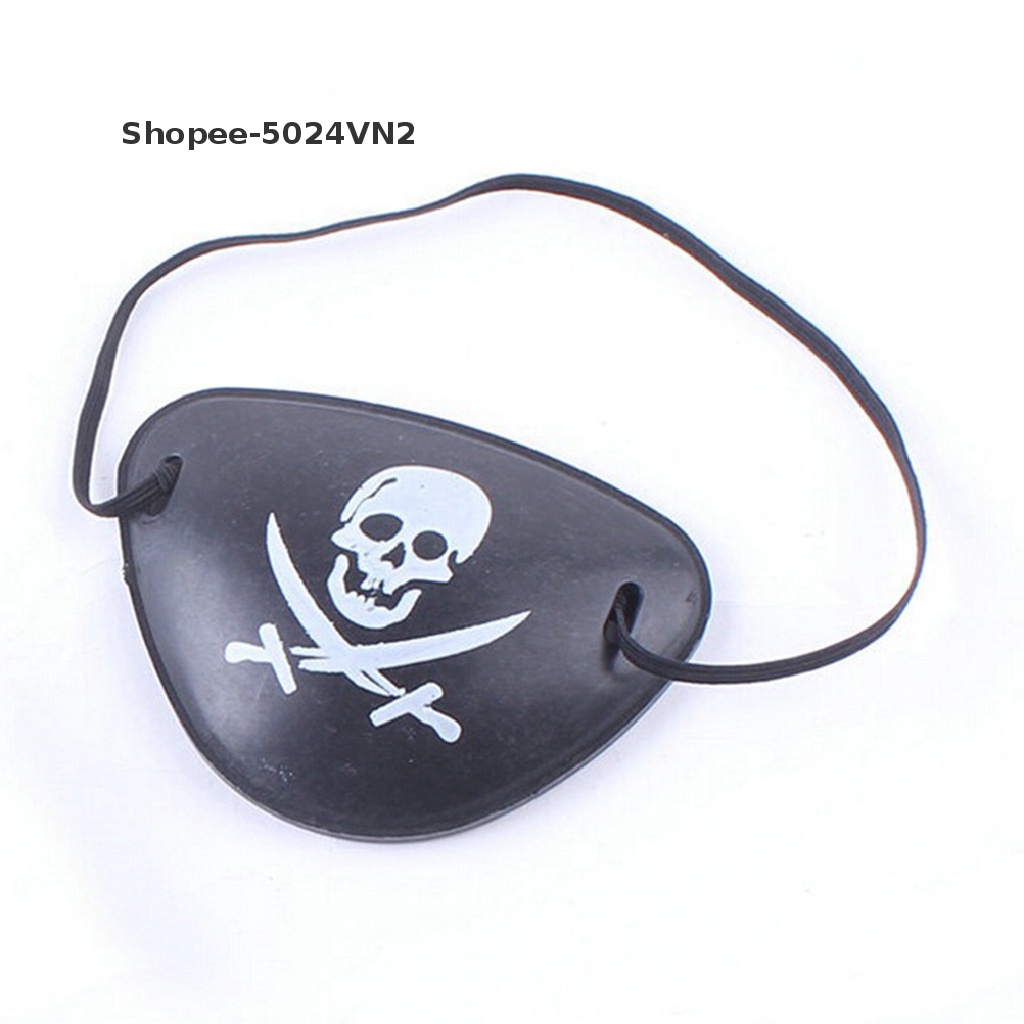 [&amp; Home &amp; living &amp;] Set 2 Miếng Dán Mắt Hình Xương Cướp Biển Trang Trí Tiệc Halloween Cho Bé