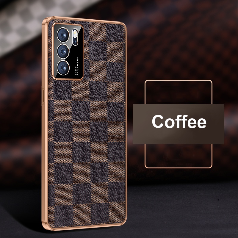 Ốp Điện Thoại Da PU Mềm Chống Sốc Cho Oppo Reno 5 6 Pro 5G