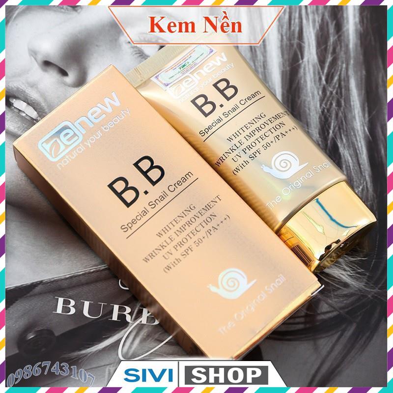 Kem nền BB siêu mịn lâu trôi dưỡng trắng Special Snail Benew Hàn Quốc