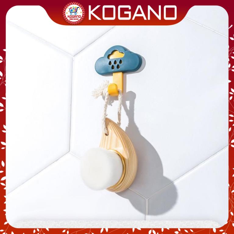 Móc dán tường KOGANO móc treo dán tường hình đám mây nhiều màu dính tường siêu chắc HG-001215