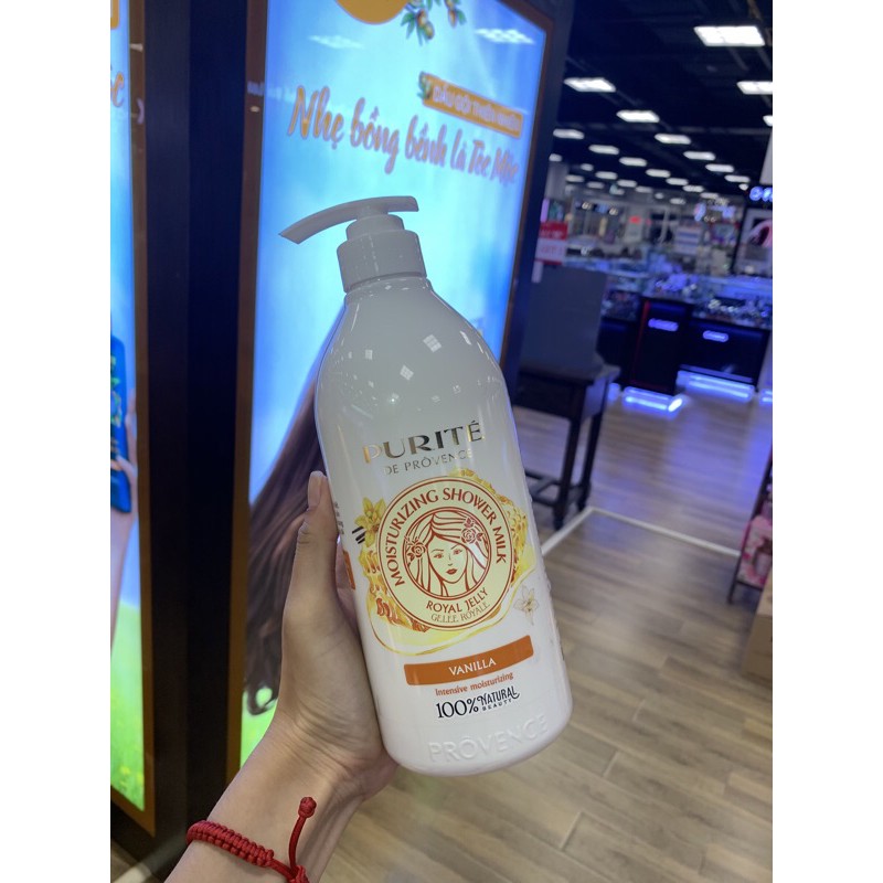 Sữa Tắm Purité Dưỡng Ẩm Sữa Ong chúa & Hoa Hồng 850ml | BigBuy360 - bigbuy360.vn
