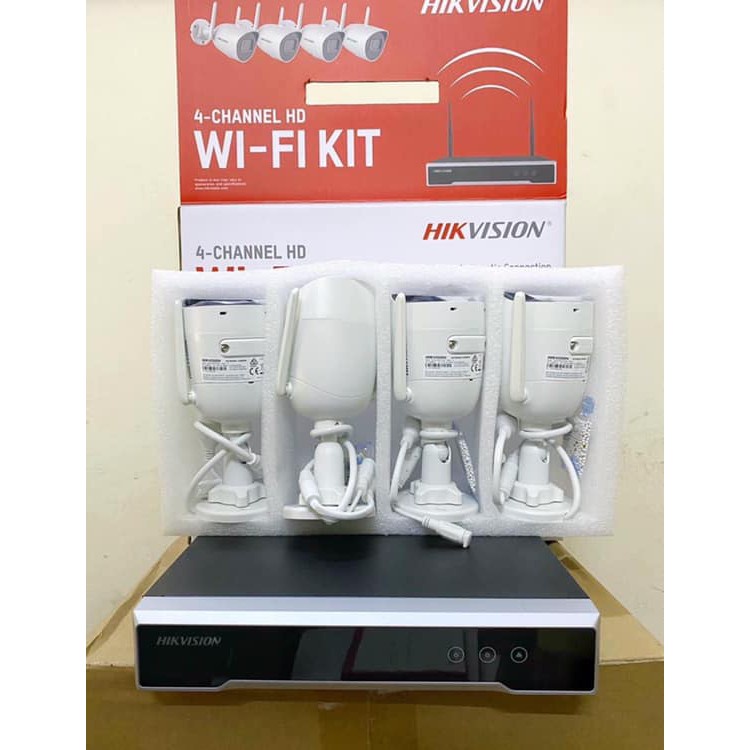 Bộ Kit Camera Wifi Hikvision NK42W0H  - 4 Camera 2.0