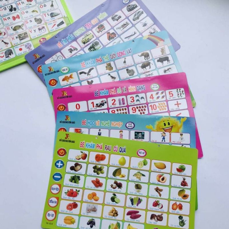 BẢNG ĐIỆN TỬ SONG NGỮ CHO TRẺ HỌC CHỮ CÁI _ SỐ VÀ KHÁM PHÁ THẾ GIỚI XUNG QUANH