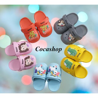 DÉP SỤC CAO SU MỀM SIÊU NHẸ CÓ QUAI CHO BÉ TRAI BÉ GÁI GẮN KÈM STICKER CUTE THAY ĐỔI ĐƯỢC