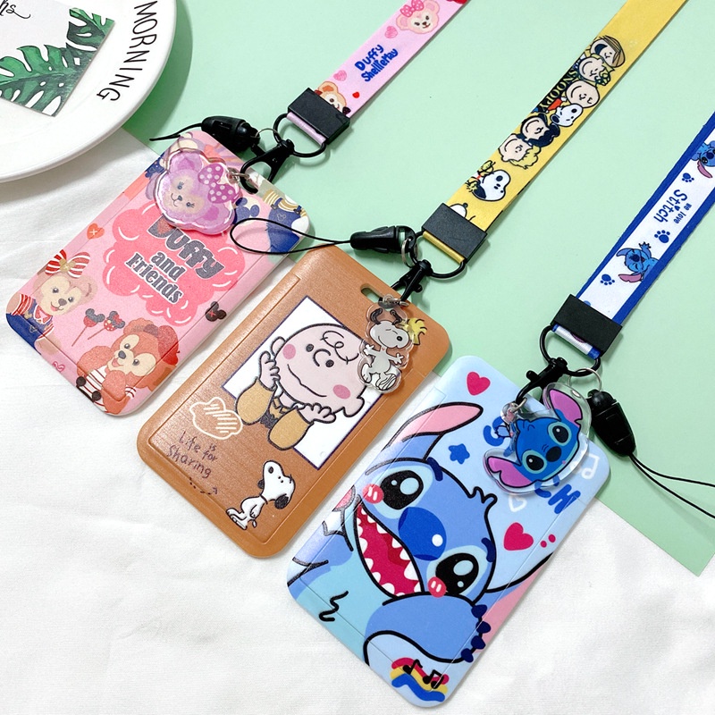 Túi Đựng Thẻ Học Sinh In Hình Hoạt Hình Dễ Thương