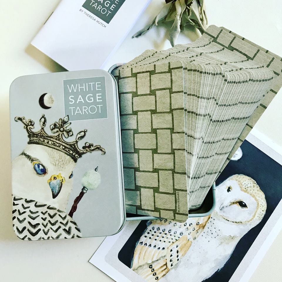 Bộ bài White Sage Tarot Tin