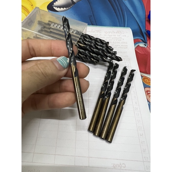 Khoan Trụ chuyên thép FR135 Có size từ phi 1mm đến 5mm, hàng chính hãng chất lượng cao