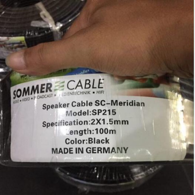 Dây loa sommer 2x1.5mm