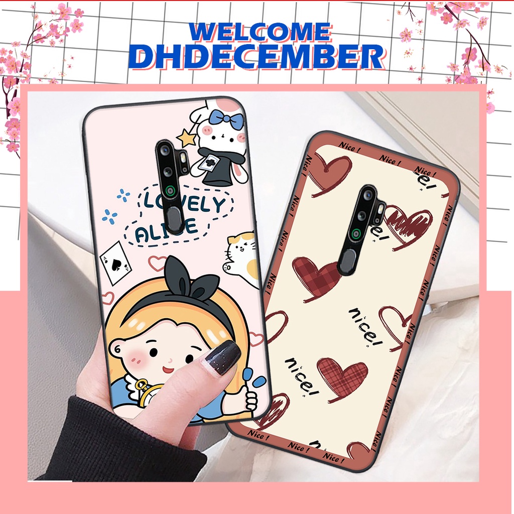 Ốp lưng Oppo A5 2020 / A9 2020 in hình nice ,good luck happy ốp xinh viền dẻo đẹp chất