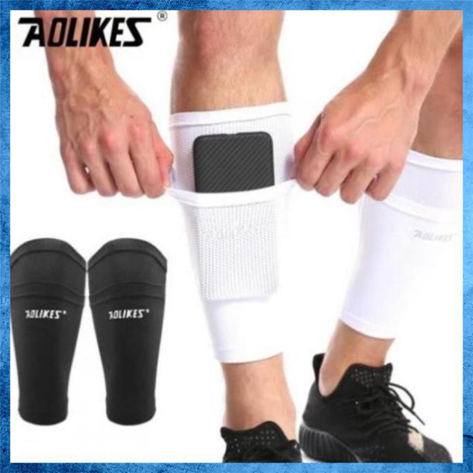 AOLIKES HT 7968 (1 đôi) Tất vớ bắp chân ống đồng - chưa bao gồm miếng nhựa - chuyên gym, chính hãng.