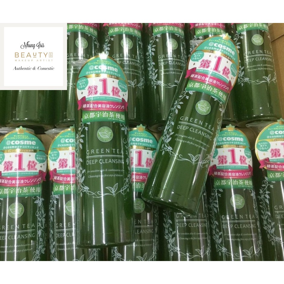 [ Hàng Chính Hãng - Có Bill ] - Gel Tẩy Trang Trà Xanh Santa Marche Green Tea Deep Cleansing 400ml Dành Cho Da Mụn