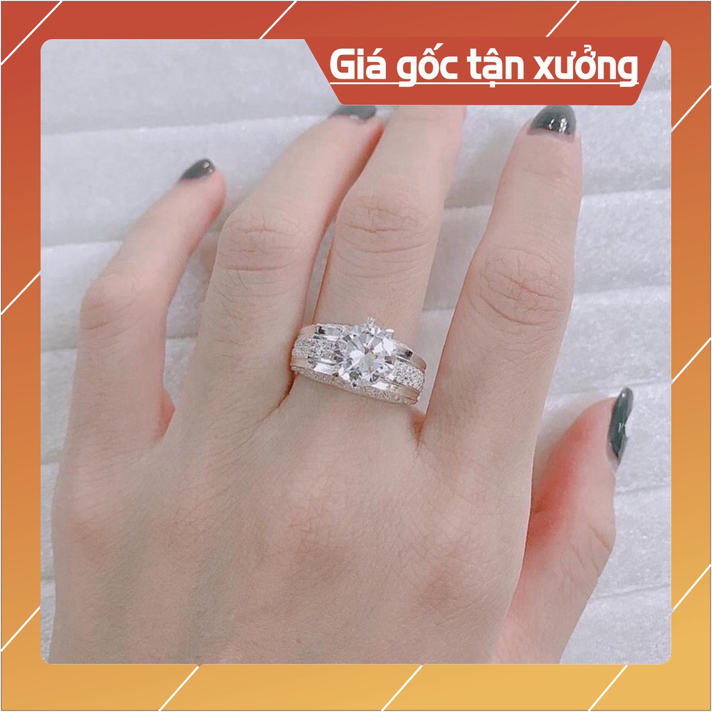 Gía ctv 💥💥NHẪN NỮ BẠC TA CAO CẤP
