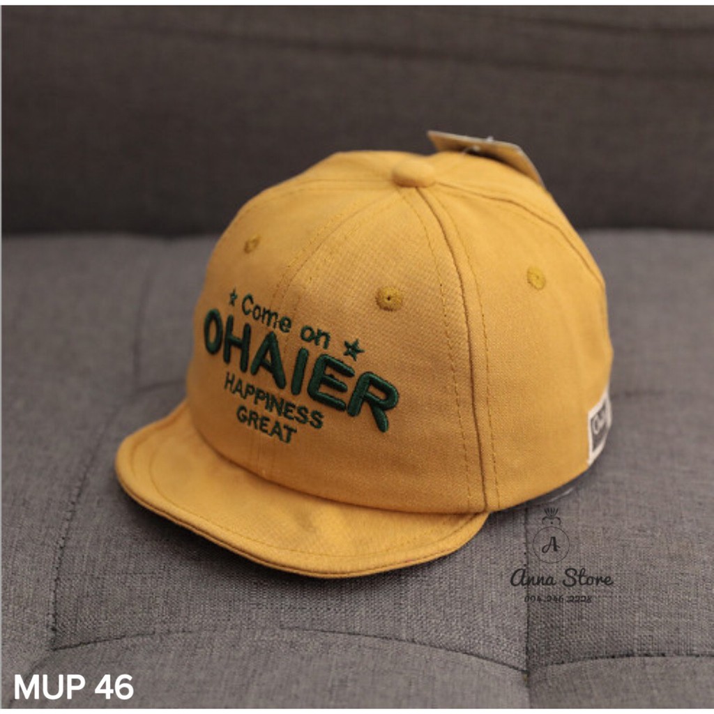 MUP 46 : mũ lưỡi trai cho bé 46-51cm ( 8m-24m)