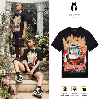 Áo phông mikenco phi hành gia tay lỡ unisex