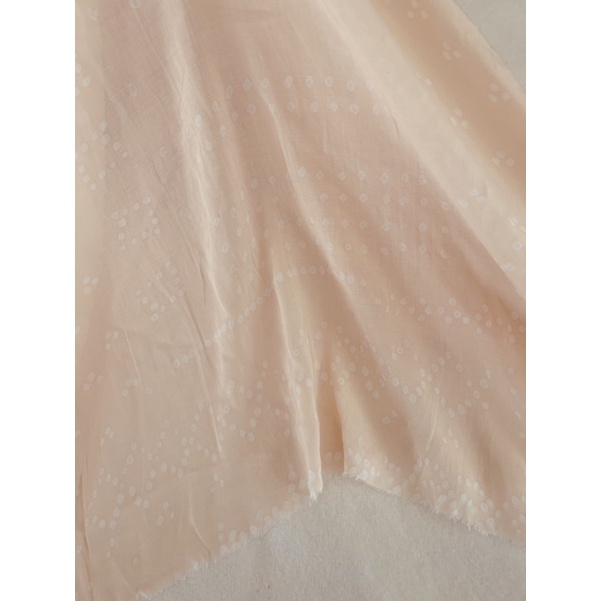 Vải lanh boi màu hồng cam