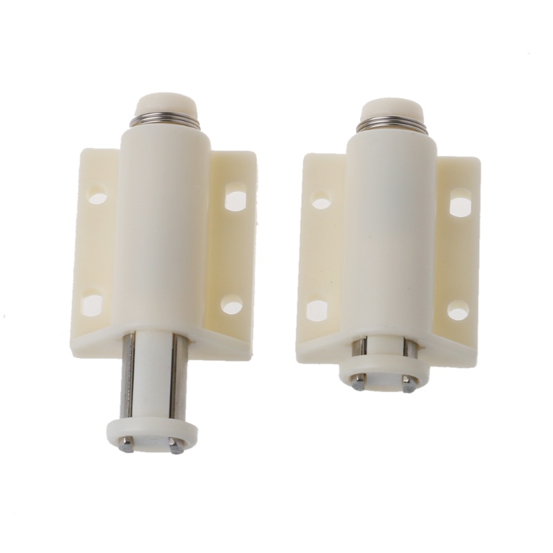 Set 2 Chốt Nhấn Hít Nam Châm Cứng Cửa Tủ Nhà Bếp
