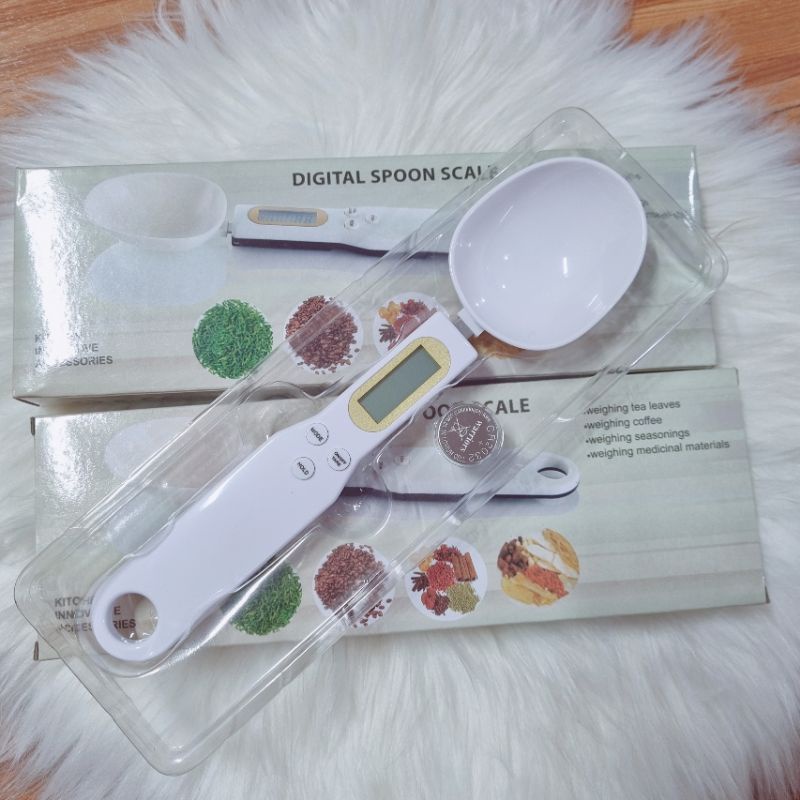 Cân điện tử tiểu ly dạng thìa, muỗng 500g/0.1