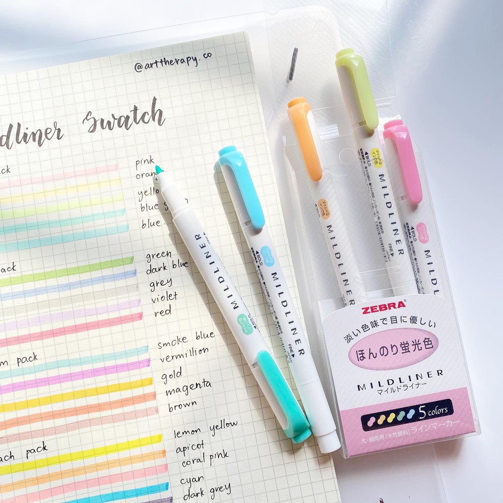 Set 5 bút đánh dấu highlight