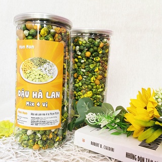 ĐẬU HÀ LAN MIX VỊ - 450gr MonMon Food - đồ ăn vặt Hà Nội