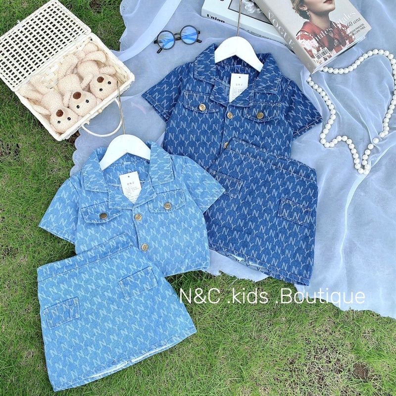 Bộ bò ny cho bé gái