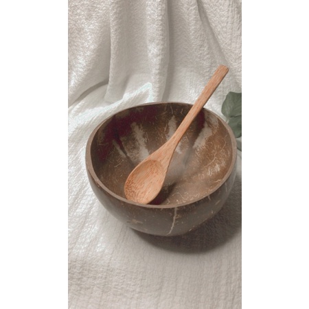 Combo Chén Gáo Dừa + Muỗng Dừa