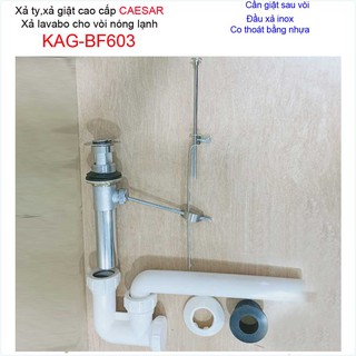 VẢ LAVABO CHO VÒI NÓNG LẠNH CAESAR KAG-BF603