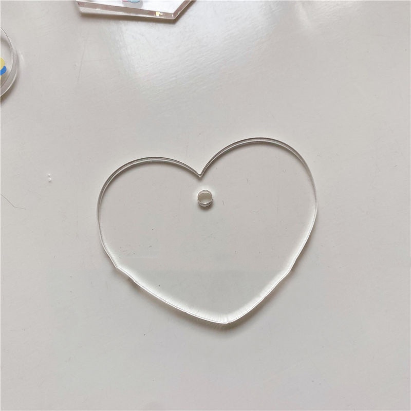 Diy Móc Khóa Trong Suốt Trơn xl