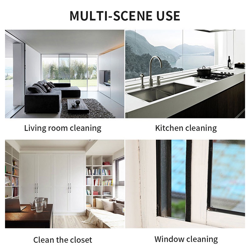 Bộ 2 cái bàn chải vệ sinh SEAMETAL bằng sợi nhỏ lau kính chắn gió/ làm sạch bụi bẩn cho ô tô/ nhà cửa