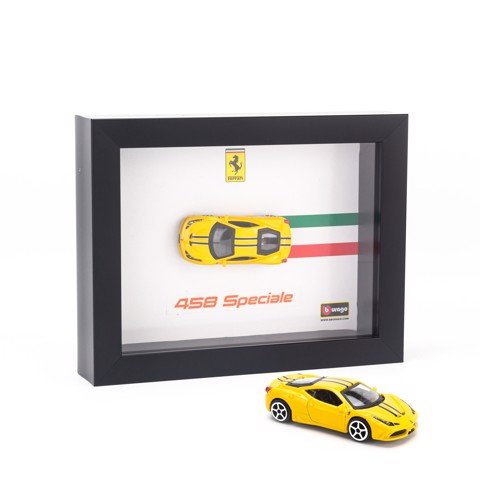 Khung tranh 3D mô hình Ferrari 488, F12 TDF, 458 1:64