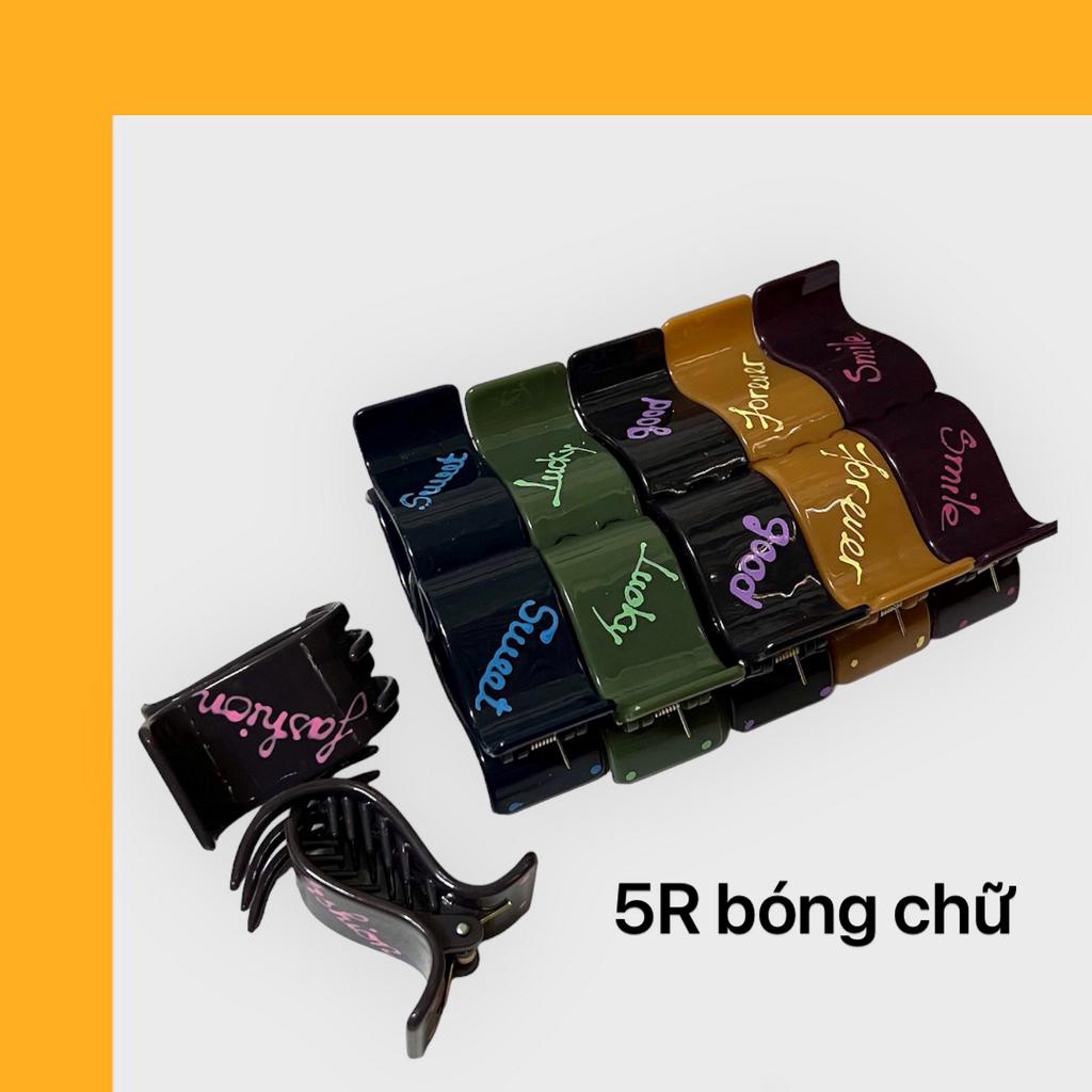 Sỉ 1 vỉ = 12 chiếc Kẹp tóc càng cua, cặp tóc mix nhiều mẫu nhiều màu sắc trẻ trung