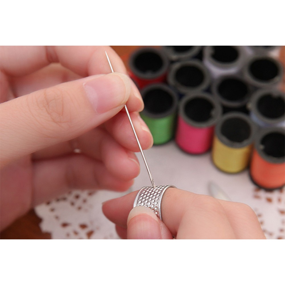 [Tổng Kho Sỉ] Bộ Hộp Kim Chỉ May Vá 19 MÓN HỘP DẸP J5 Gia Đình - Kim Khâu, Chỉ, Kéo, ...