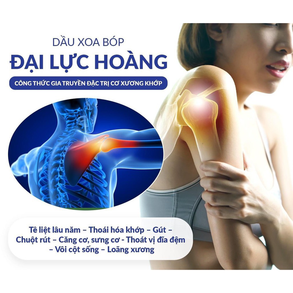 Dầu Xoa Bóp Đại Lực Hoàng ( mua 10 tặng 1)