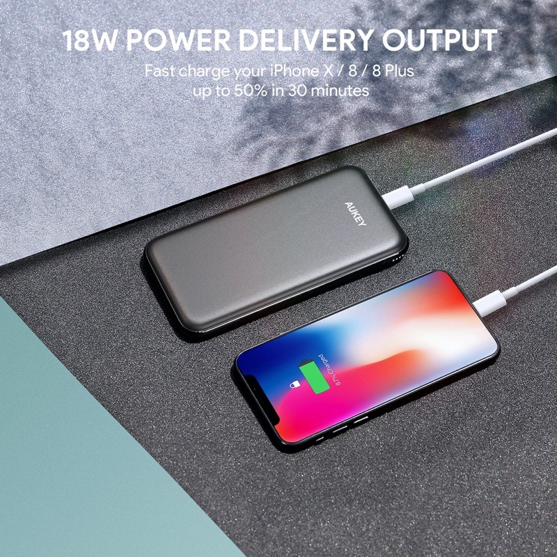 Pin sạc dự phòng AUKEY PBY13 10000mAh PD &amp; QC 3.8 18W