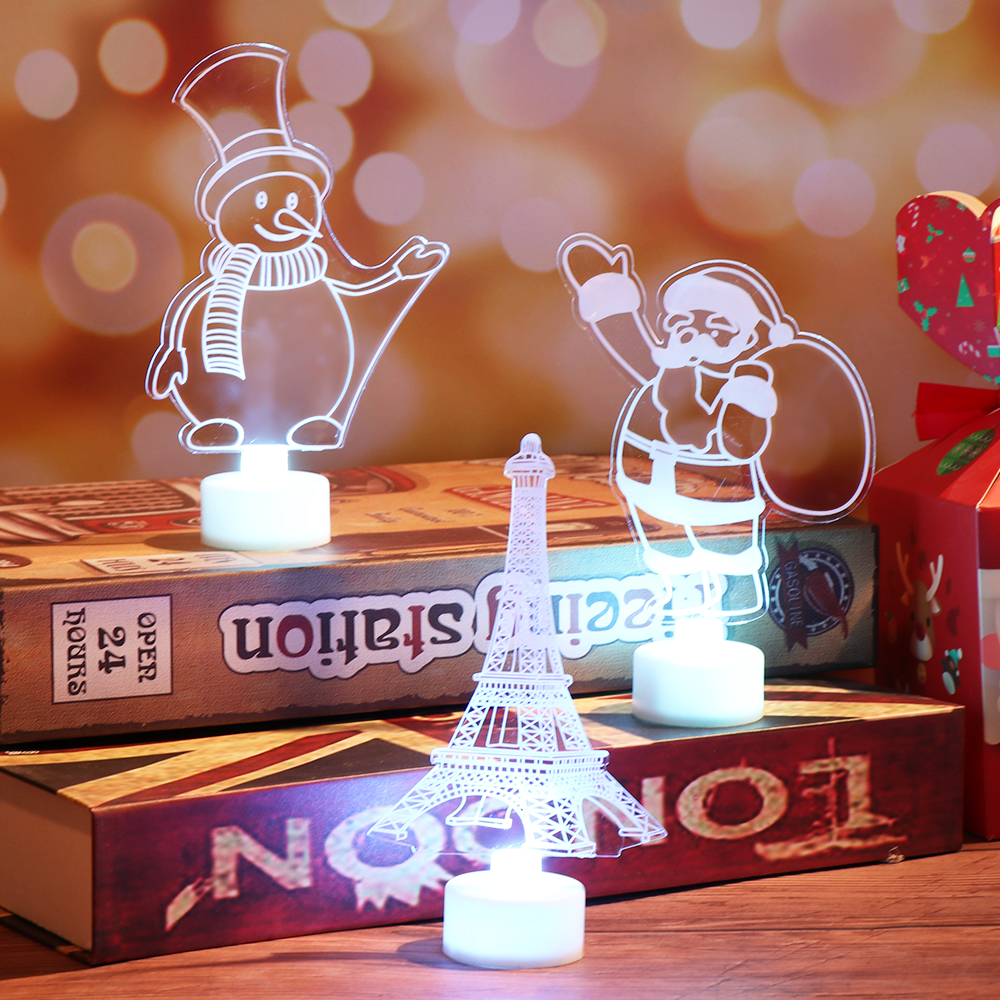 Đèn Led Trang Trí Giáng Sinh Hình Ông Già Noel